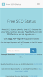 Mobile Screenshot of freeseostatus.com